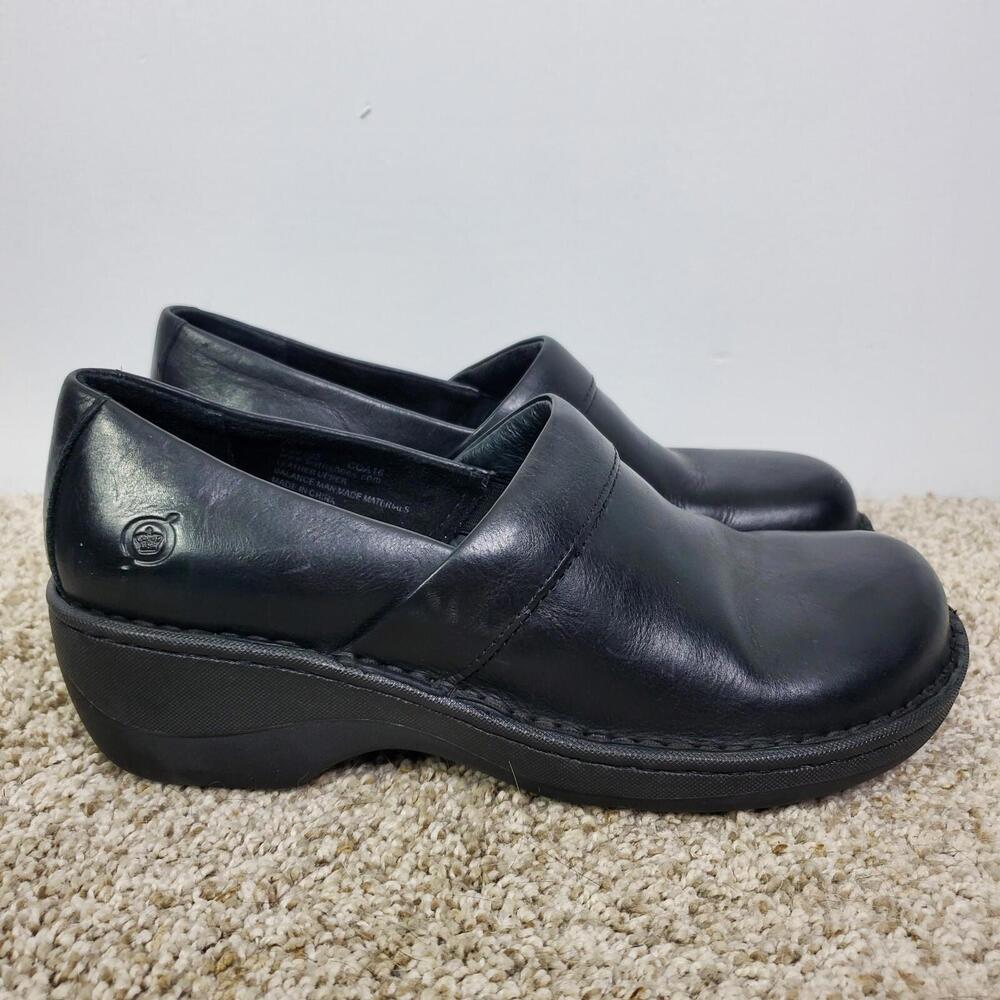 Elegant Black Leather Slip-On Sneakers